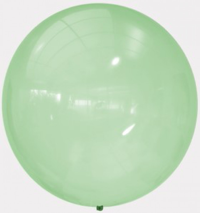 Transparentní balónek zelený 60cm