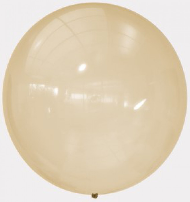 Transparentní balónek oranžový 60cm