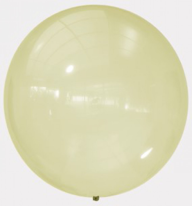 Transparentní balónek žlutý 60cm