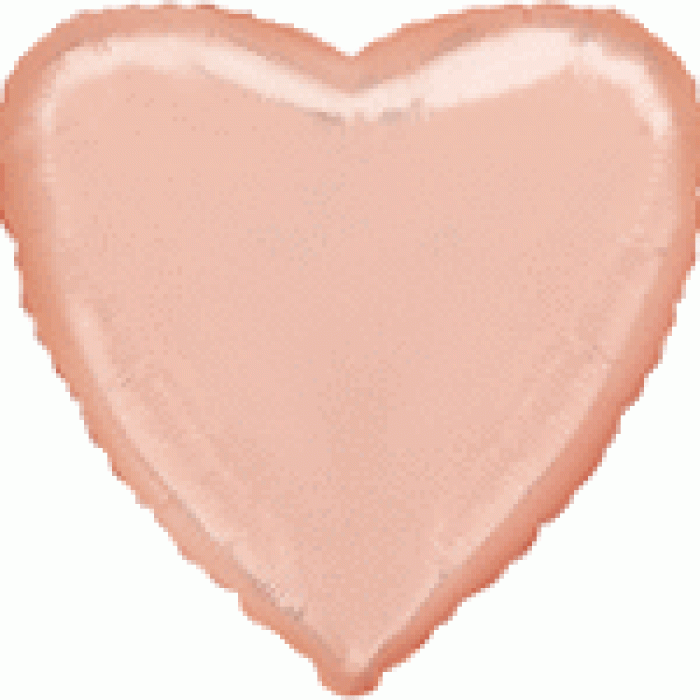 Fóliový balónek srdce rose gold