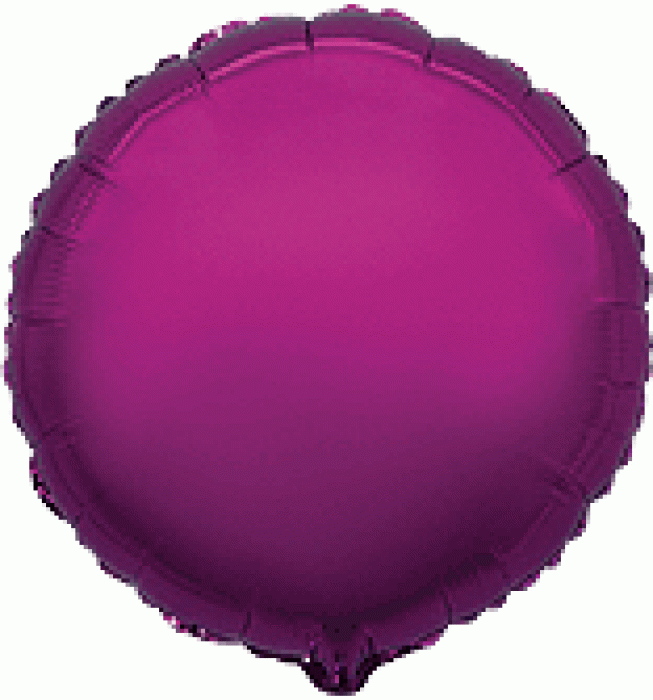 Fóliový balónek kruh purpurový