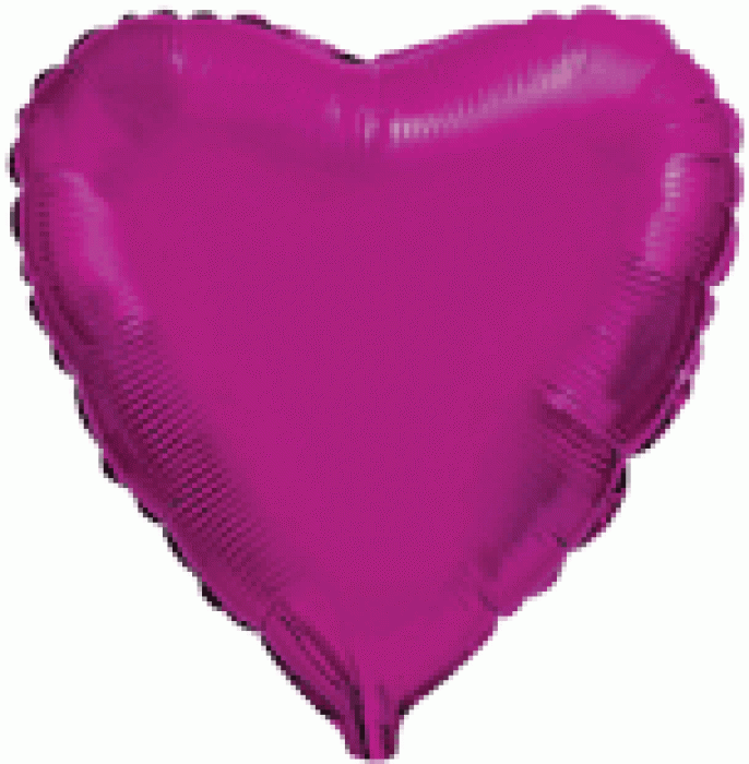 Fóliový balónek srdce purpurové