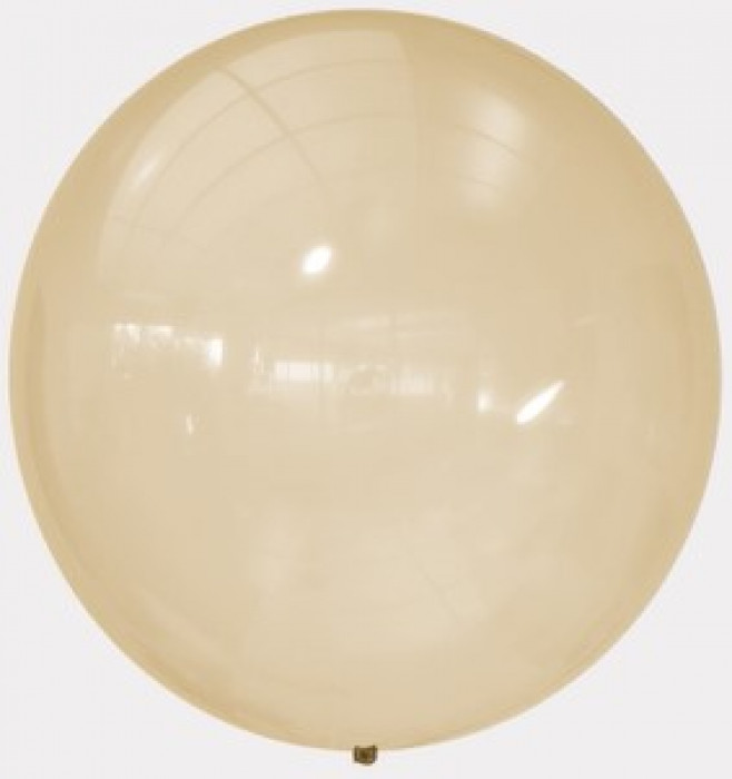 Balónek bubble oranžový 60cm-10ks