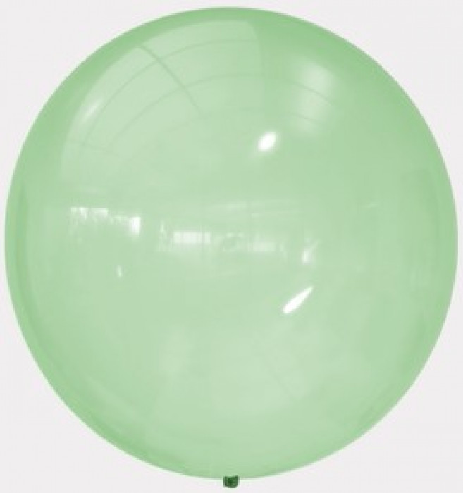 Balónek bubble zelený 60cm-10ks