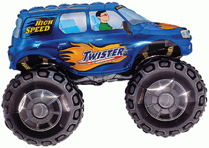4x4 modrý